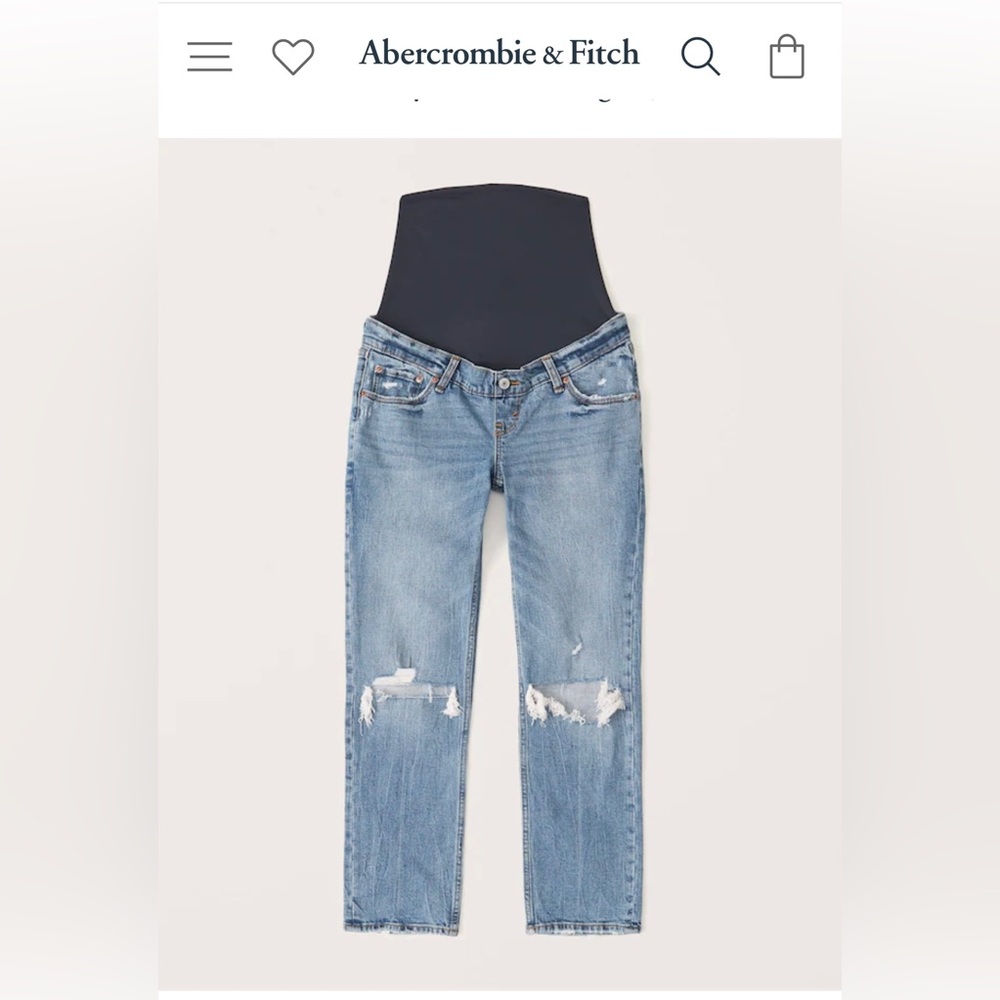 Size 33/16 Short Abercrombie and Fitch Maternity Jeans